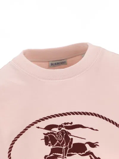 Burberry T-shirt And Polo Shirt In Pink