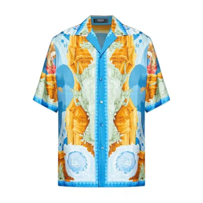 Versace Shirts In Blue