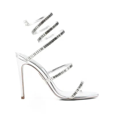 René Caovilla Heeled Sandal Rene Caovilla Woman Color Silver In Multi