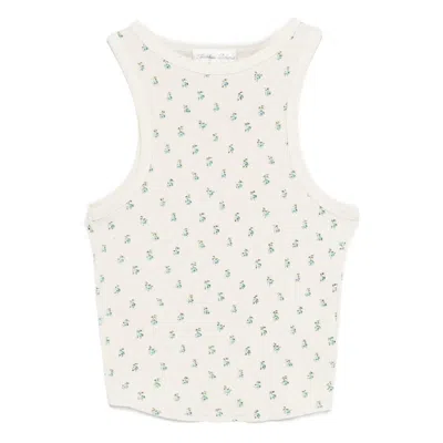 Frankies Bikinis Emma Thermal Tank In White