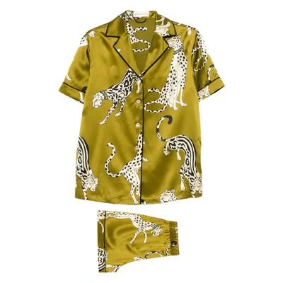 Olivia Von Halle Jumpsuits In Green