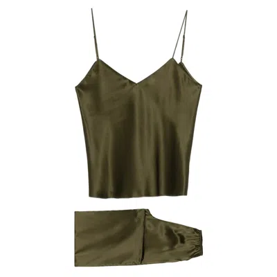 Olivia Von Halle Jumpsuits In Green