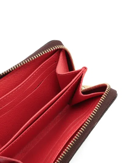 Pre-owned Louis Vuitton 2018 Illustré Zippy Coin Wallet In Brown