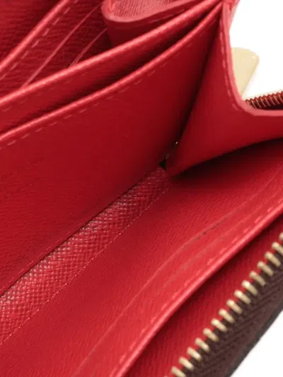 Pre-owned Louis Vuitton 2018 Illustré Zippy Coin Wallet In Brown