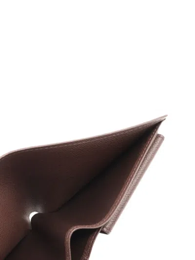 Pre-owned Louis Vuitton 2012 Damier-pattern Wallet In Brown
