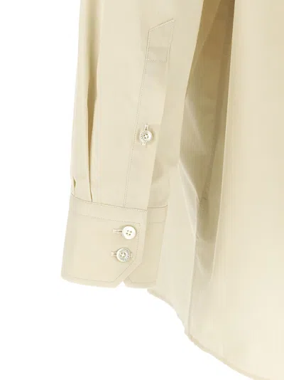 Vivienne Westwood Oversized Shirt And Blouse Beige In Yellow