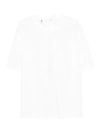The Garment Cyprus Tie-neck T-shirt In White
