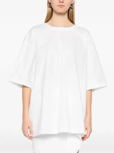 The Garment Cyprus Tie-neck T-shirt In White