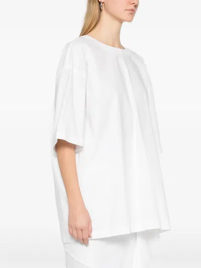 The Garment Cyprus Tie-neck T-shirt In White