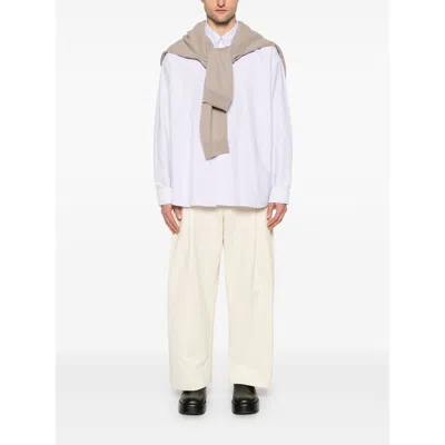 Studio Nicholson Pants Neutral In White