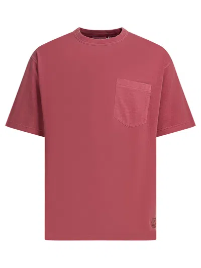 Carhartt S/s Torion Pocket T-shirts Pink In Red