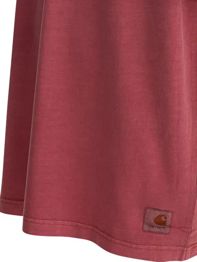 Carhartt S/s Torion Pocket T-shirts Pink In Red