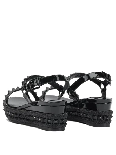 Christian Louboutin Pyraclou 60 Leather Sandal In Multi
