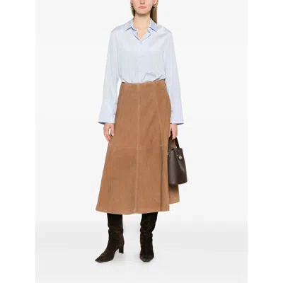 Max Mara Shirts Blue In Blue