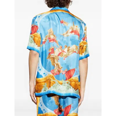 Versace Shirts In Blue