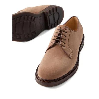 Brunello Cucinelli Neutrals Trainers Men In Brown