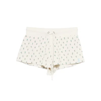 Frankies Bikinis Shorts Neutral In White