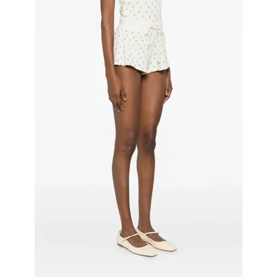 Frankies Bikinis Shorts Neutral In White