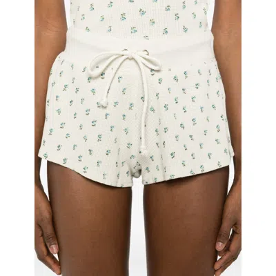 Frankies Bikinis Shorts Neutral In White