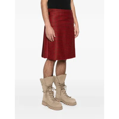 Vivienne Westwood Shorts Red, Black In Multi