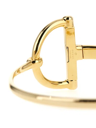 Gucci Staffa Snap Choker In Gold