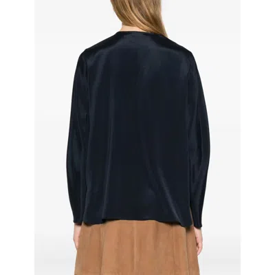 Max Mara Sweaters Black In Blue