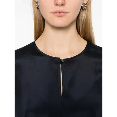 Max Mara Sweaters Black In Blue