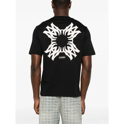 Amiri Mens Black Quad Branded Cotton-jersey T-shirt