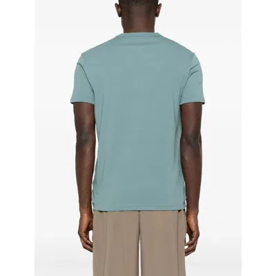 Tom Ford Navy Cotton Stretch Jersey T-shirt In Blue