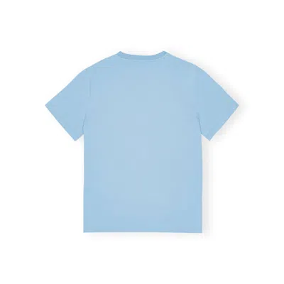 Ganni T Shirts Blue In Blue