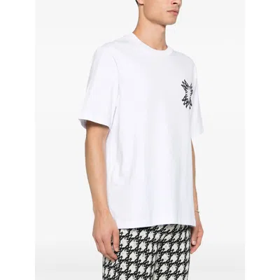 Amiri Quad Xo Crew Neck Graphic Print T-shirt In White