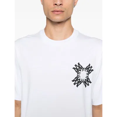 Amiri Quad Xo Crew Neck Graphic Print T-shirt In White
