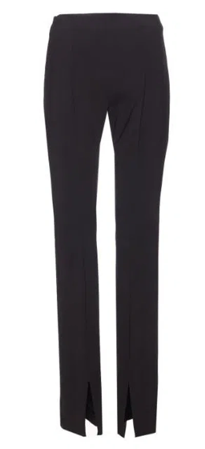 Pinko Tailored Trousers Featuring Zip Pockets In Black