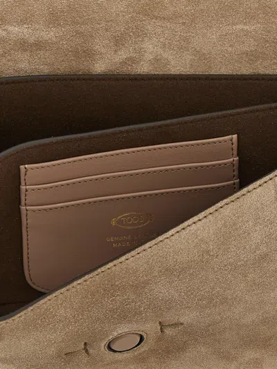 Tod's Tse Tracollina Mini Shoulder Bag In Brown