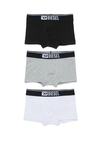 Diesel Boxers With Logo And Elastic Waistband In Multi