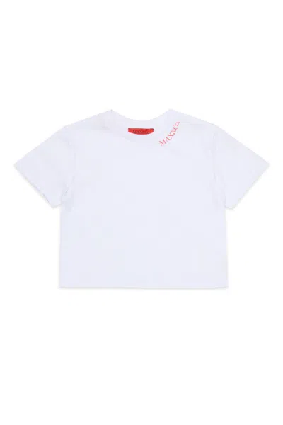 Max & Co Logo T-shirt In White