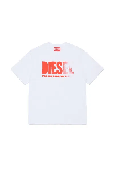 Diesel Thide Over T-shirt In White