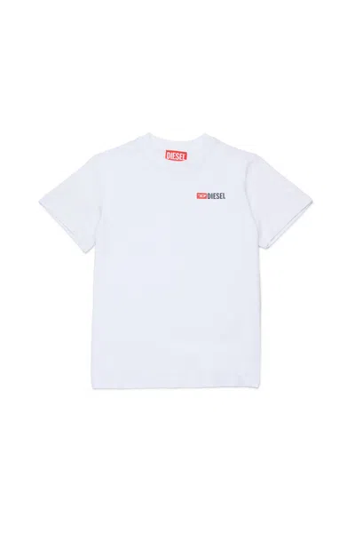 Diesel Logo T-shirt In White