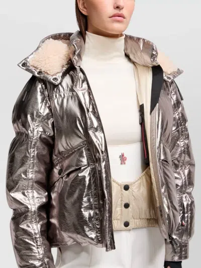 Moncler Calaque Down Jacket In Silver
