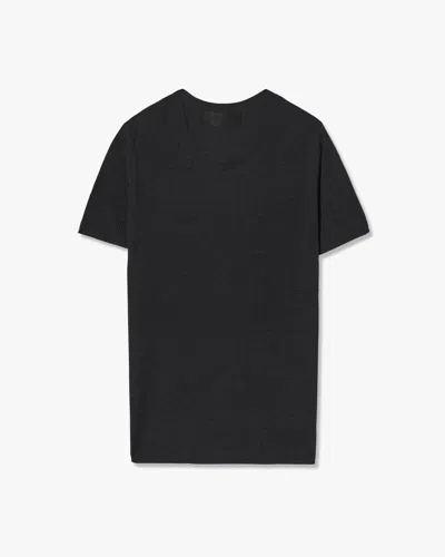 Nili Lotan Hettie Silk Knit Tee In Black