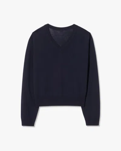 Nili Lotan Janah Sweater In Blue