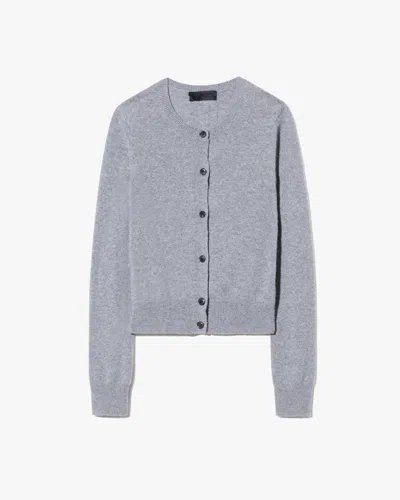 Nili Lotan March Cashmere Cardigan In Gray