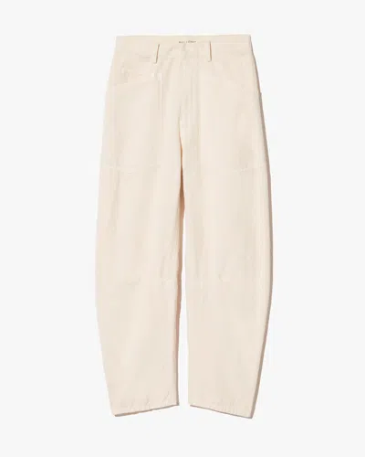 Nili Lotan Shon Linen Pant In Gray