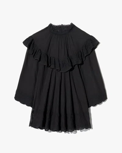 Nili Lotan Alain Blouse In Black