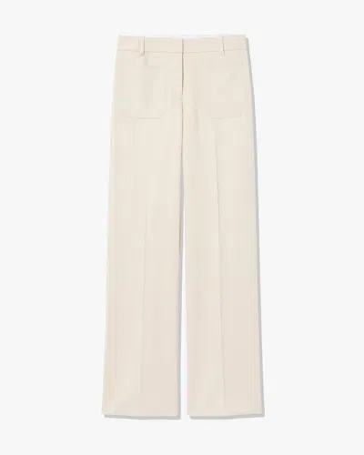 Nili Lotan Florence Cotton Pant In Gray