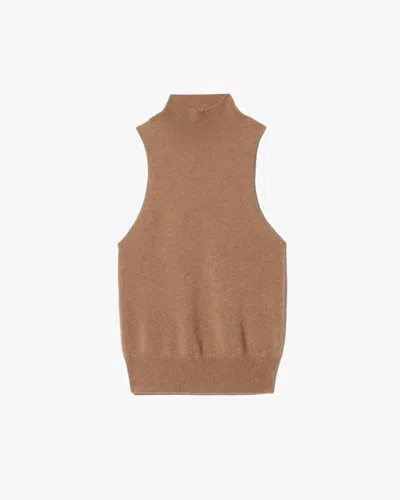 Nili Lotan Hansen Sweater Tank In Brown