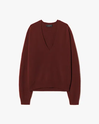 Nili Lotan Feron Cashmere Sweater In Brown