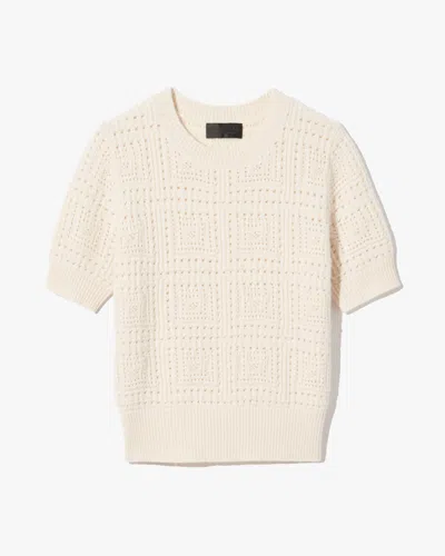 Nili Lotan Elysia Cashmere Sweater In White