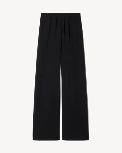 Nili Lotan Marlow Wide Leg Pant In Black