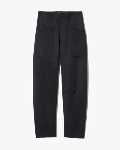 Nili Lotan Shon Wool Pant In Black